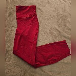 lululemon athletica Red Leggings